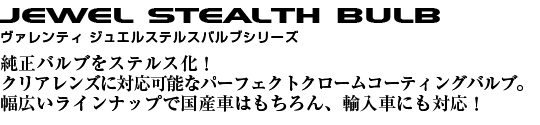 ジュエルLEDフォグエクスチェンジバルブ